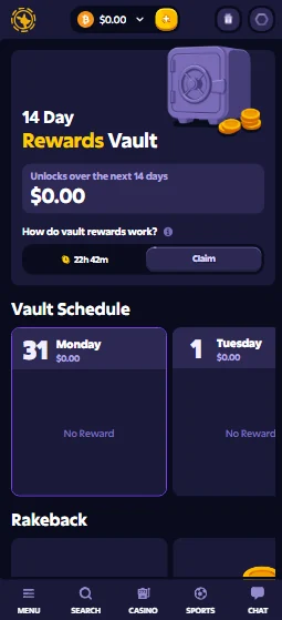 Roobet Rewards Vault